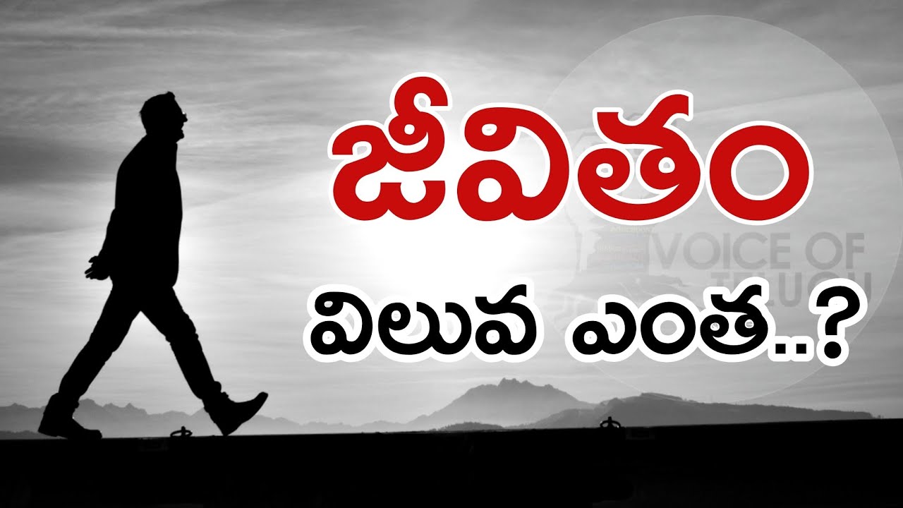 Value Of Human Life ? | Telugu Motivation Video | Voice Of Telugu