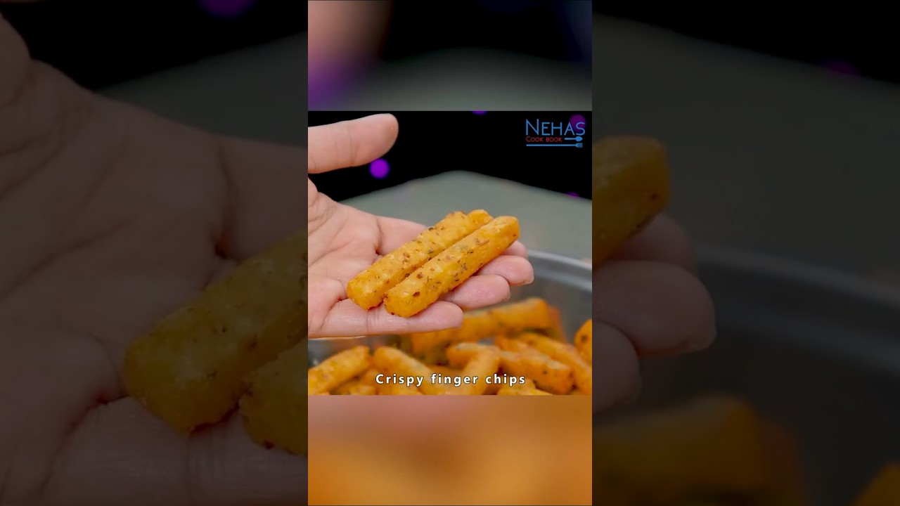 Finger chips are guaranteed to be crispy with this trick #fingerchips #potatochips #chipsrecipe #recipe