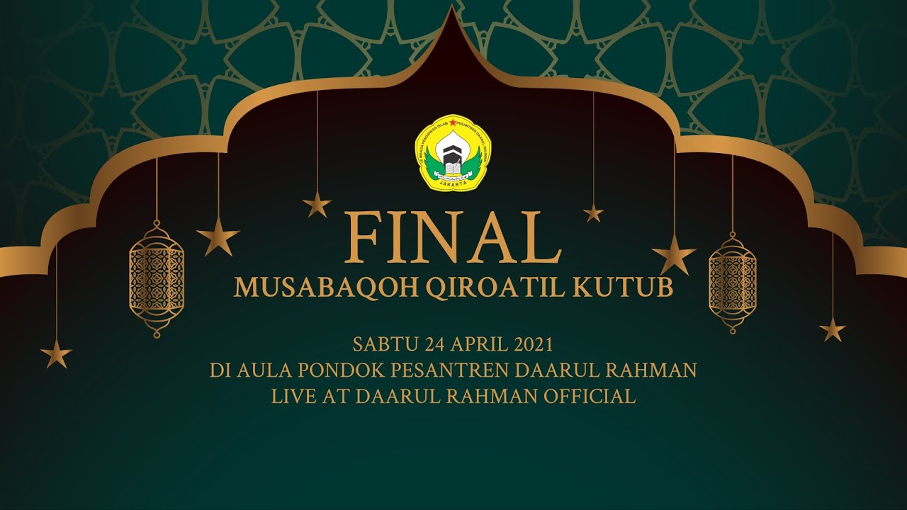 LIVE !  FINAL MUSABAQOH QIRO'ATIL KUTUB ON MOVE (2020 - 2021)