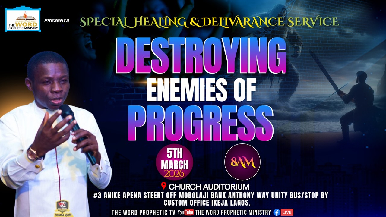 HEALING AND DELIVERANCE SERVICE || DESTROYING ENEMIES OF PROGRESS  05/03/2026.