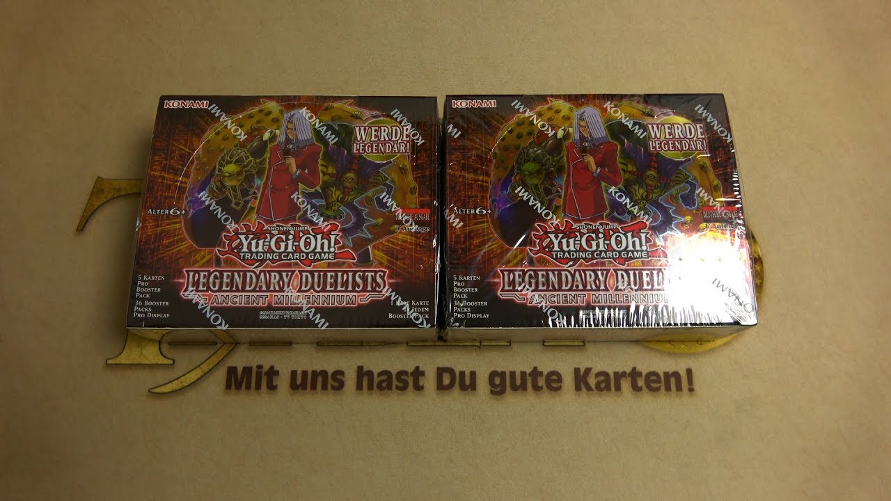 Donnerstags Opening - 2x Legendary Duelists: Ancient Millennium Display