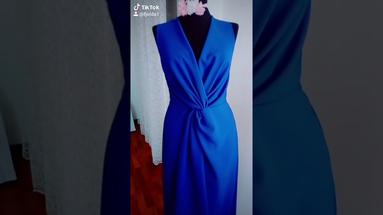 abito con nodo drappeggiato!👗✂️📐