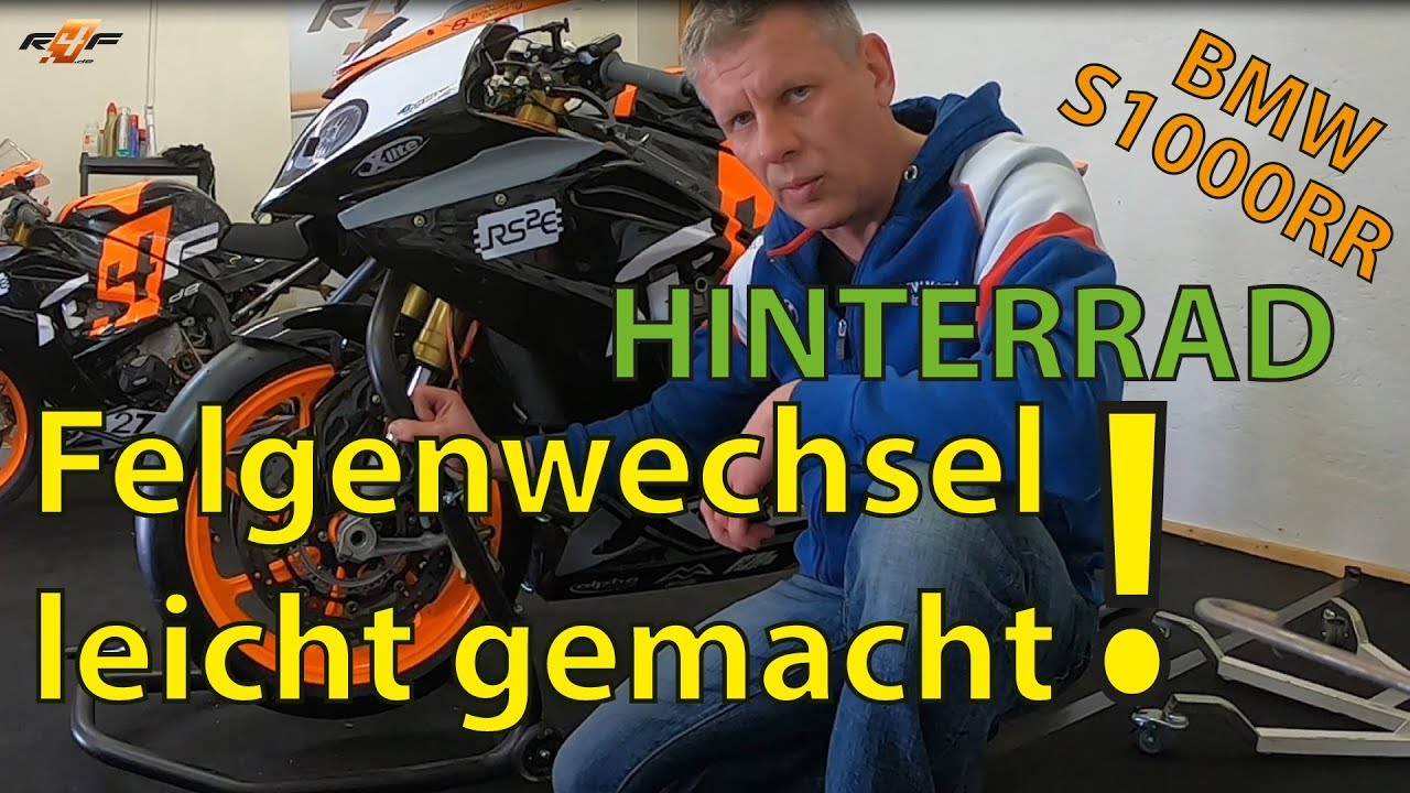 Hinterradwechsel S1000RR mit Tipps - TEIL 2 - racing4fun.de Tipps & Tricks