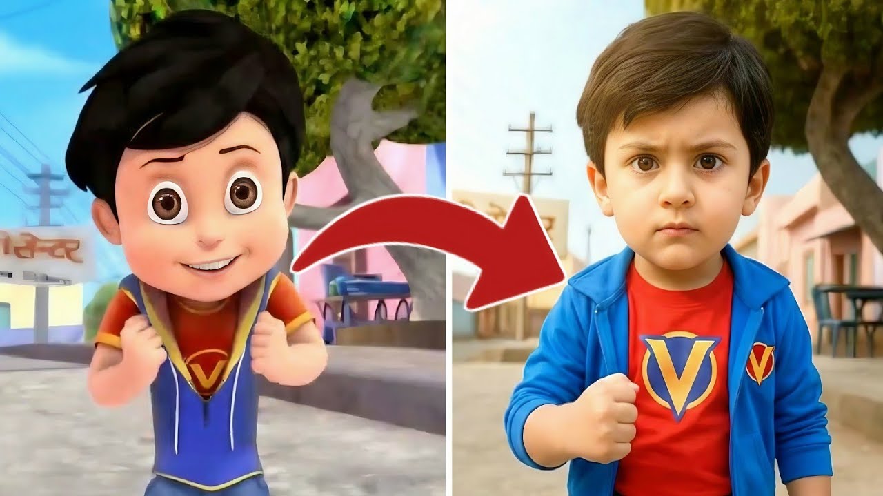 Vir The Robot Boy Cartoon Characters 😱 Real Life Transformation 2026