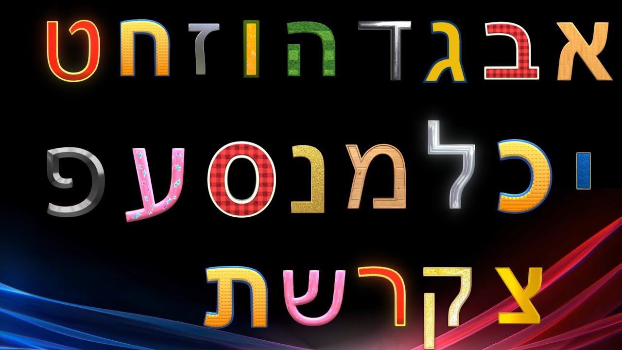 שיר האלף בית - שיר האותיות - א ב ג - אלף בית גימל - אבג - א ב לילדים - לימוד אותיות - הכנה לכתה א'
