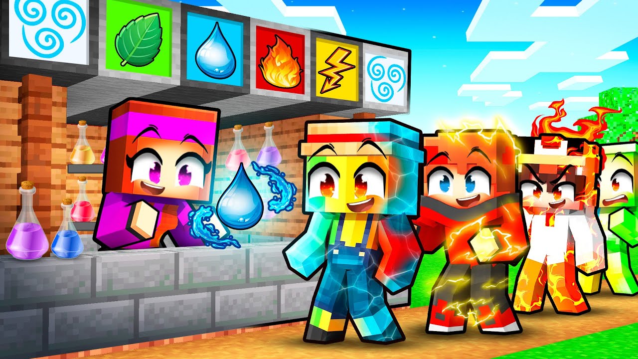 Anna ouvre une boutique Elémentaire sur Minecraft !