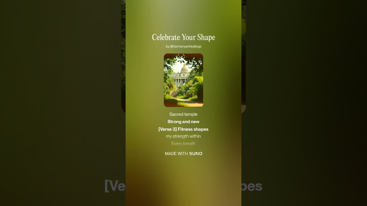 Your body is your temple 