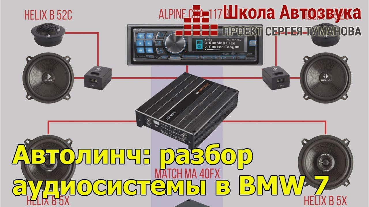 Автолинч: разбор аудиосистемы в BMW 7 е38