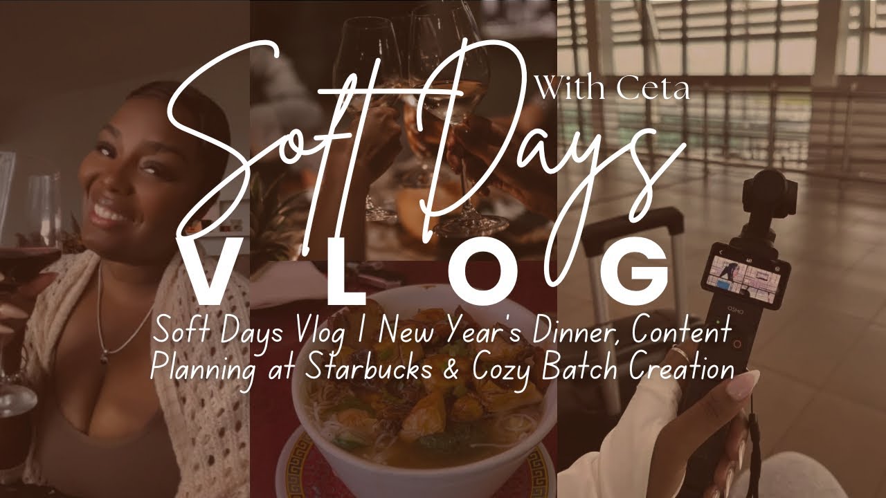 Soft Days with Ceta | Productive New Year Reset Vlog |  Planning, Batch Content, Cozy Coffee