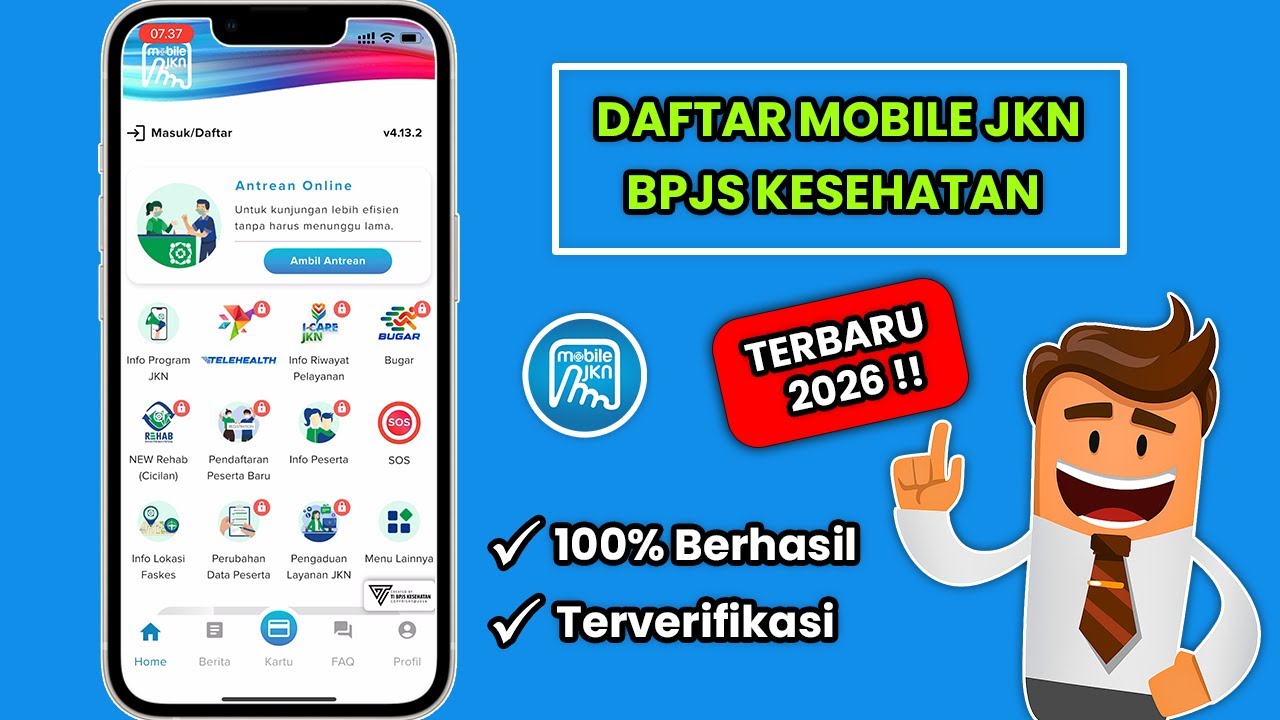 cara daftar akun mobile jkn terbaru 2026 | cara daftar aplikasi mobile jkn bpjs kesehatan