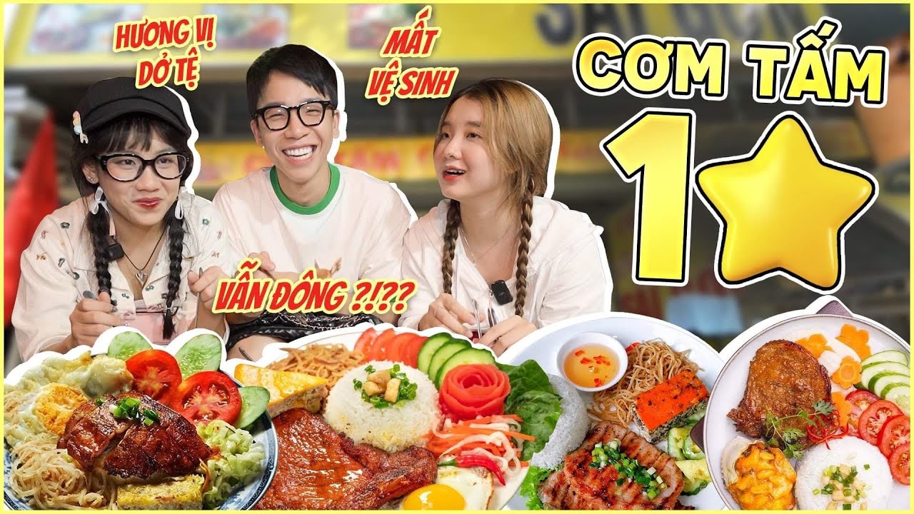 Cơm tấm 1 sao vs. Cơm tấm 5 sao: khi chúng tôi đi ăn theo google !!