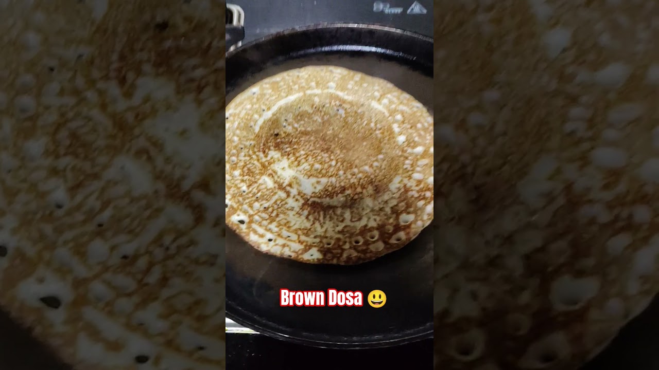 Crispy Brown Dosa Sizzle 😍🔥 | 