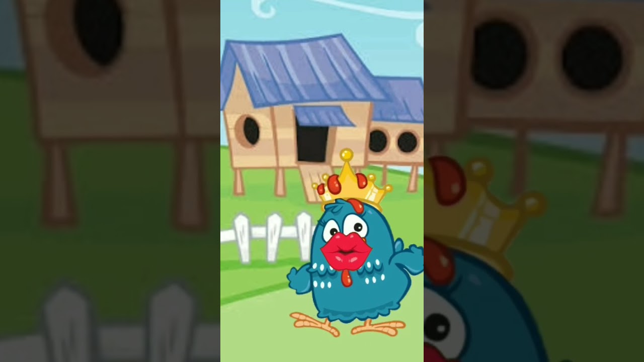 FUI MORAR NUMA  CASINHA GALINHA PINTADINHA #shorts #galinhapintadinha #musicainfantil