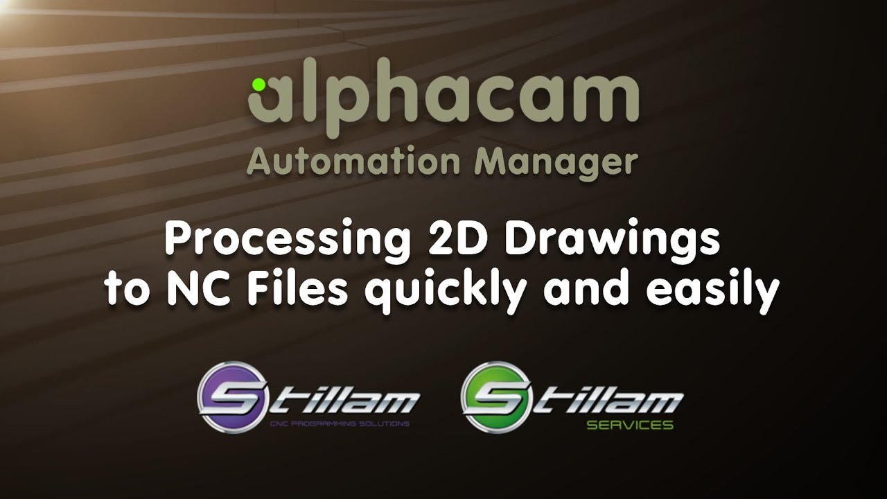 Processing 2D Drawings to NC files quickly and easily