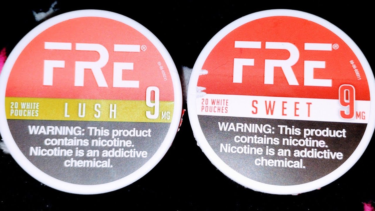 FRE Lush 9 mg and FRE Sweet 9 mg Nicotine Pouch Review