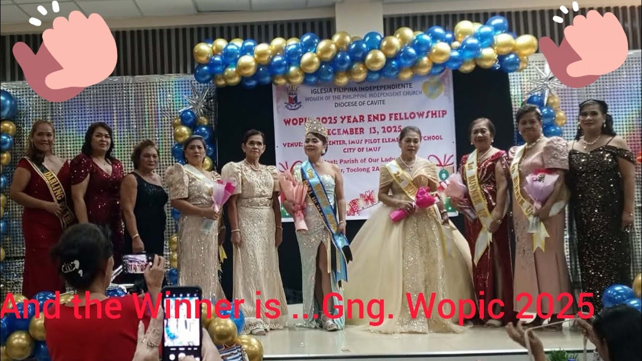 AND THE WINNER IS....GINANG WOPIC 2025 