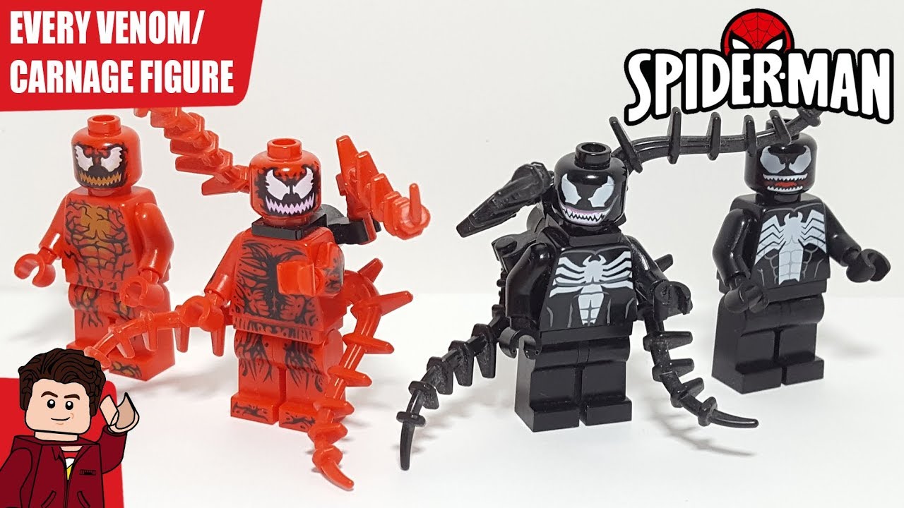 EVERY LEGO Venom & Carnage Minifigure Ever Released