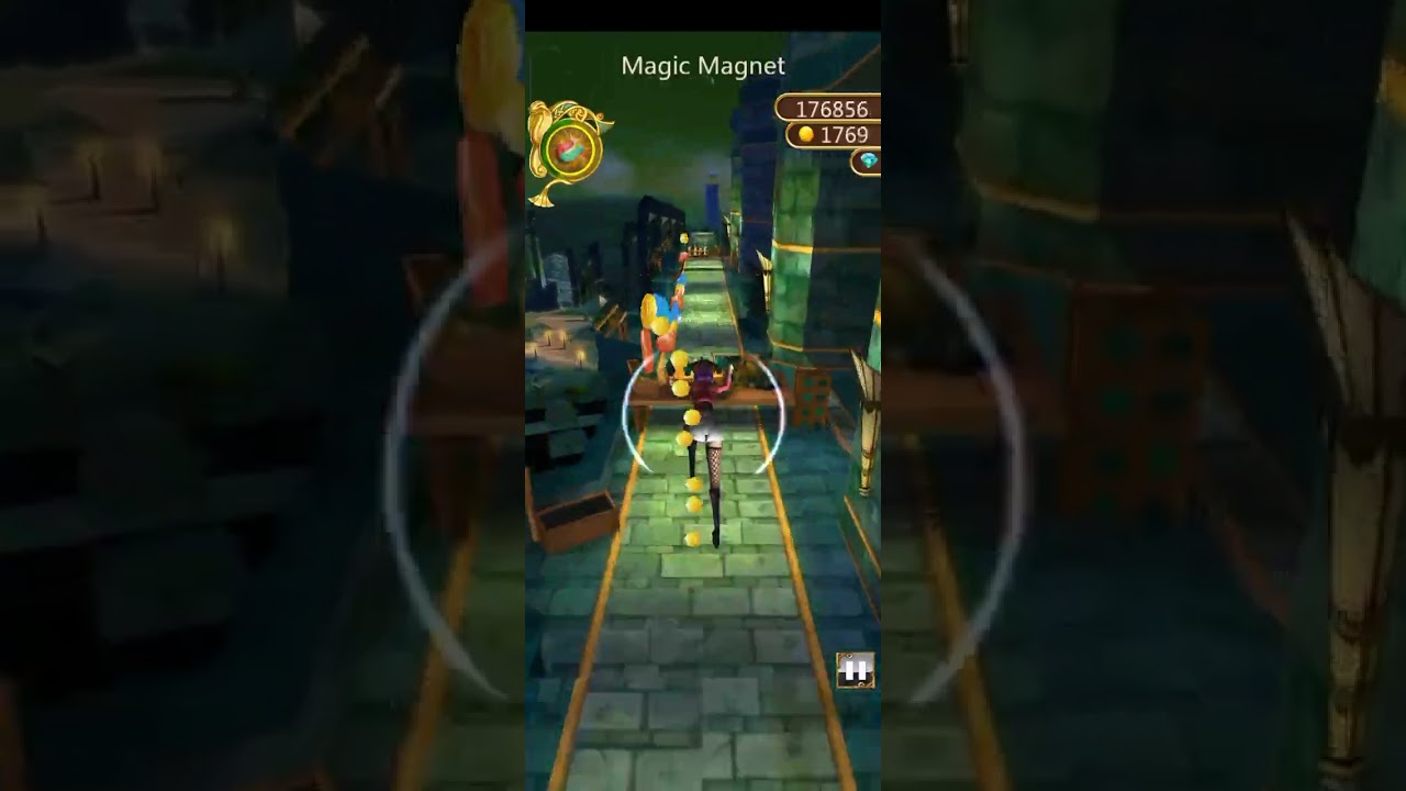 Running In Mummy Pyramid Gameplay using Temple Final Run Emerald City OST
