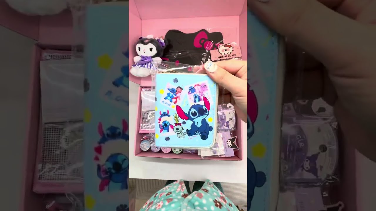 Making a Custom Hello Kitty & Kuromi & Stitch Gift Box 💕