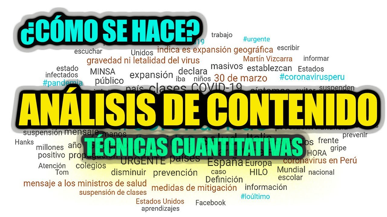 EL ANÁLISIS DE CONTENIDO, TÉCNICAS CUANTITATIVAS