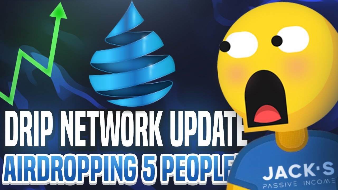 DRIP NETWORK PASSIVE INCOME UPDATE *AIRDROPPING 5 PEOPLE LIVE!* (1% PER DAY UPDATE)