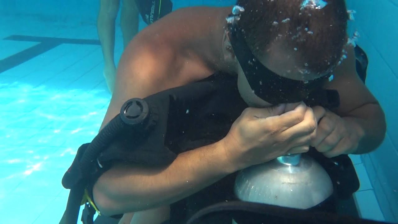 Prova de curso de mergulho Corpo de Bombeiros SP