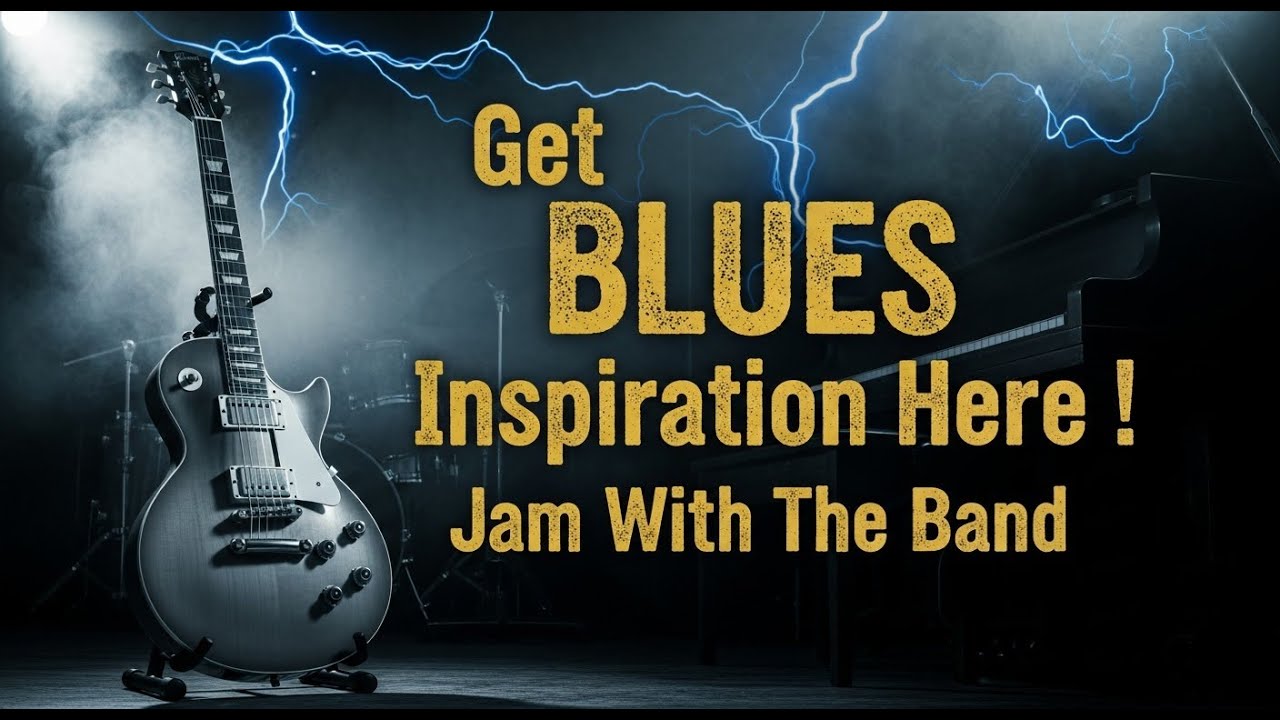 Get your BLUES Inspiration Here or Jam With The Band - Blues Inspiration Track for Guitar Jamming