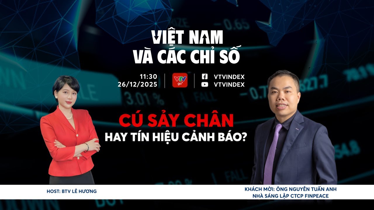 VIỆT NAM V&Agrave; C&Aacute;C CHỈ SỐ 26/12/2025: C&Uacute; SẢY CH&Acirc;N HAY T&Iacute;N HIỆU CẢNH B&Aacute;O? | VTVIndex