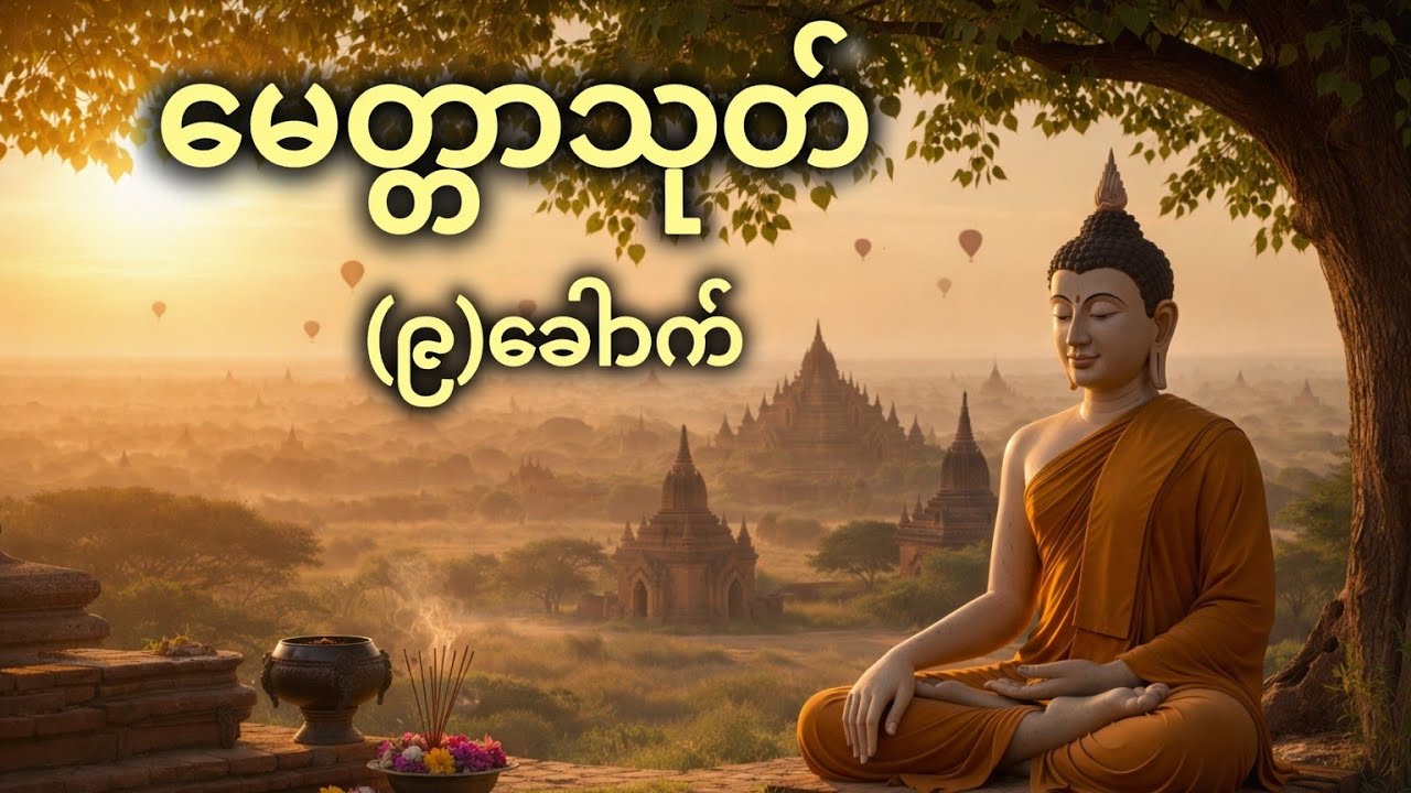 မေတ္တာသုတ်(၉)ခေါာက်၊လူနတ်ချစ်ခင်အရာရာအဆင်ပြေစေရန်