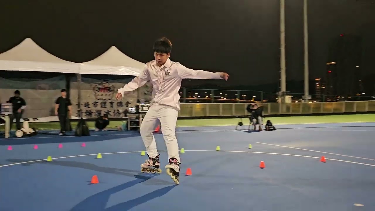 2025臺北市中正盃溜冰錦標賽 花式繞樁  高中男子組  謝震錡
