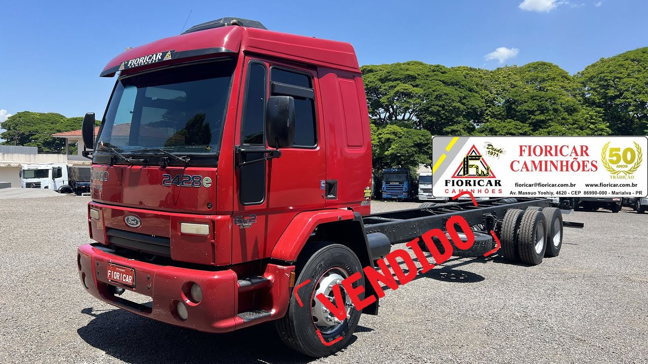 FORD CARGO 2428 E 2009/2009 GABINE LEITO TOPLINE AR CONDICIONADO