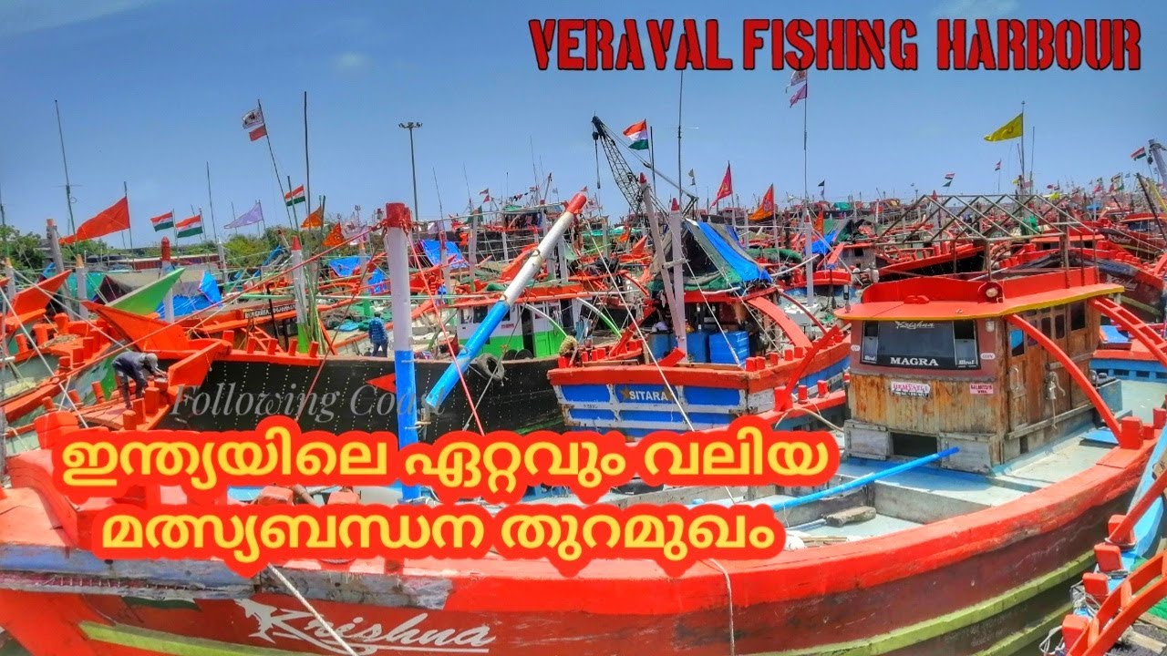 Largest Fishing Harbour India 🇮🇳 | Veraval Fishing Harbour Somanath Gujarat | Veraval Port | Part 1