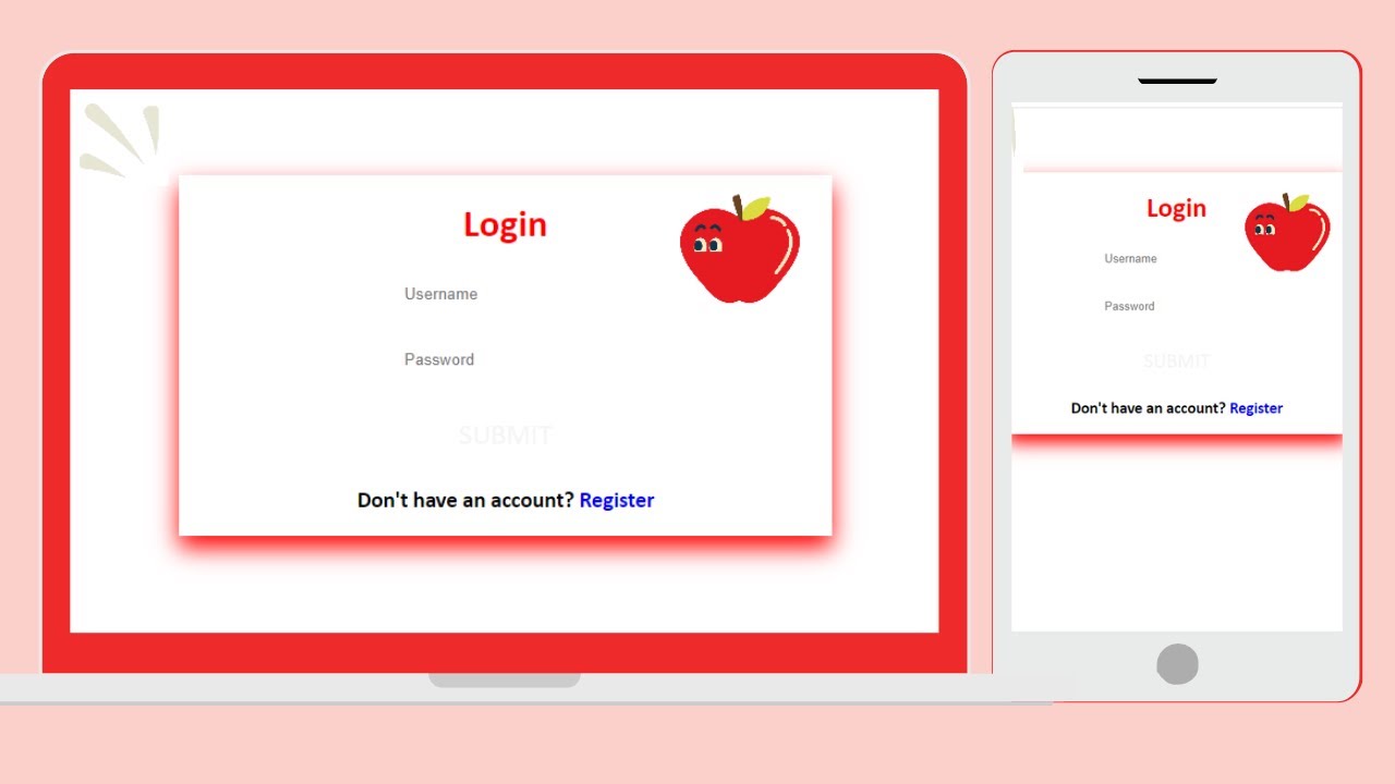 Login Page in HTML with CSS Code | Responsive Design Example Template