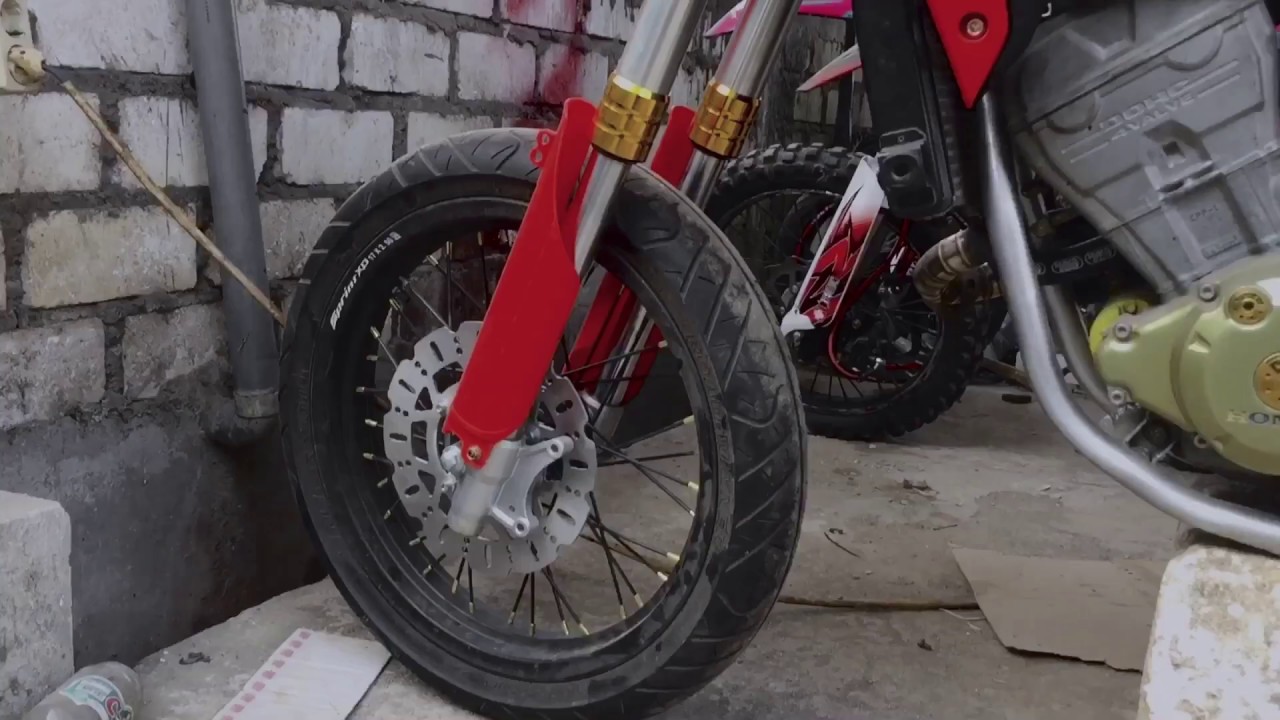 HONDA CBR JADI CRF SUPERMOTO // CUSTOM TRAIL SUPERMOTO ALL MOTOR ENGINE