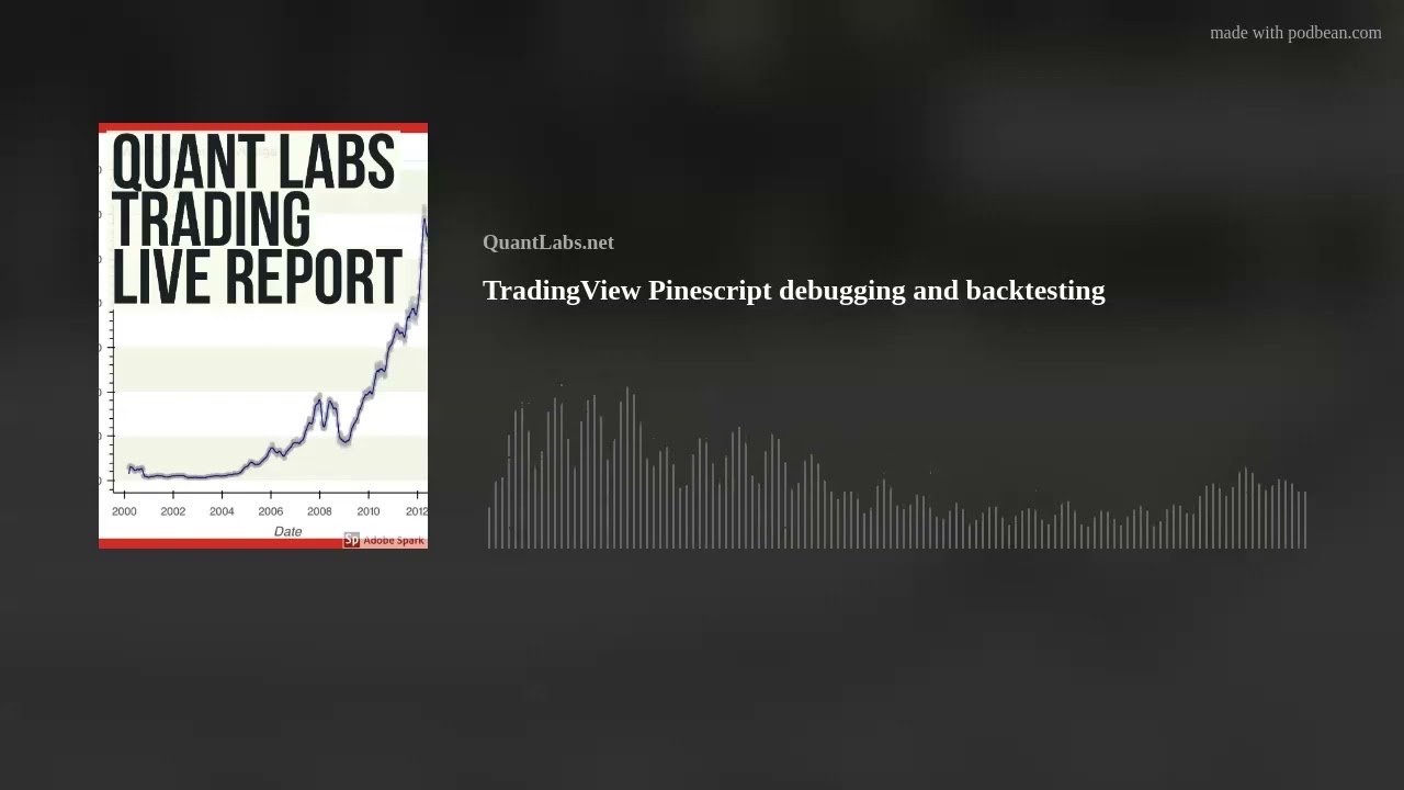 TradingView Pinescript debugging and backtesting