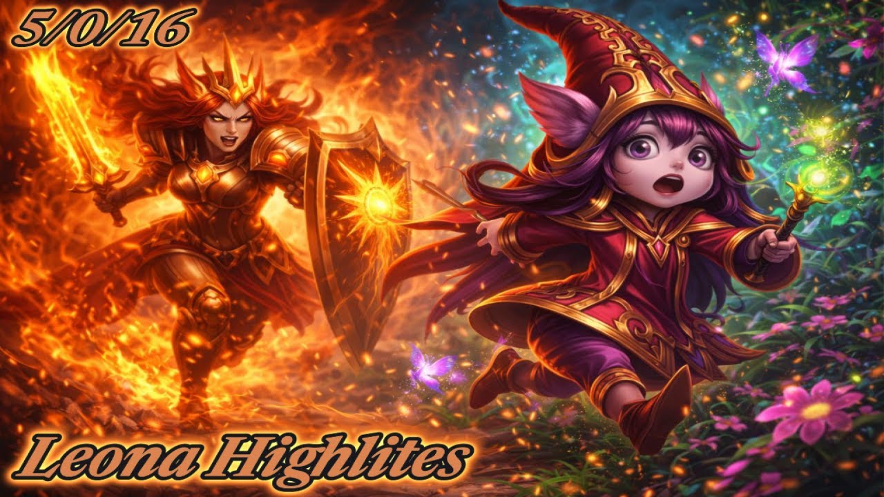I Made Lulu Leave Her Lane In 5 Minutes! - Leona Highlites League Of Legends