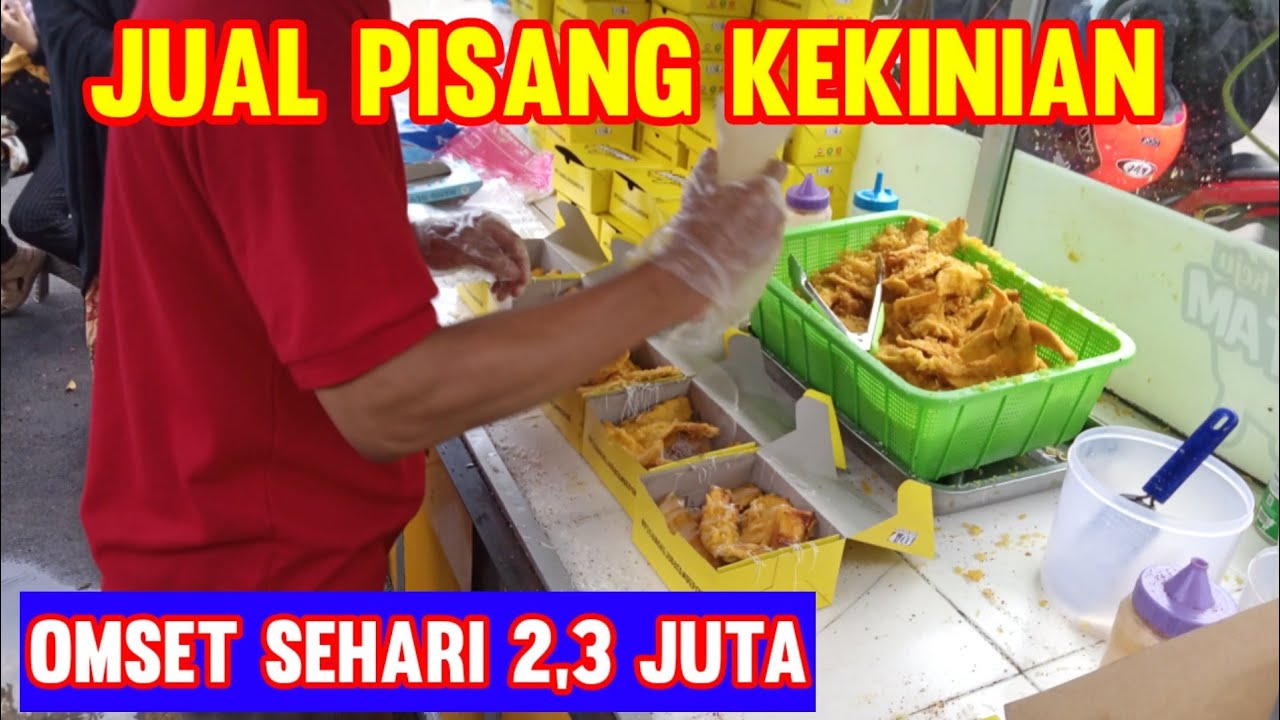 Jual Pisang Goreng Keju..Kekinian Sehari Omset 2,3 Juta...Mantaap Habis..