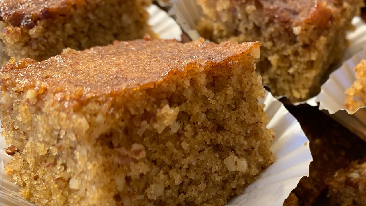 بسبوسة باللوز رائعة وناجحة 100/100