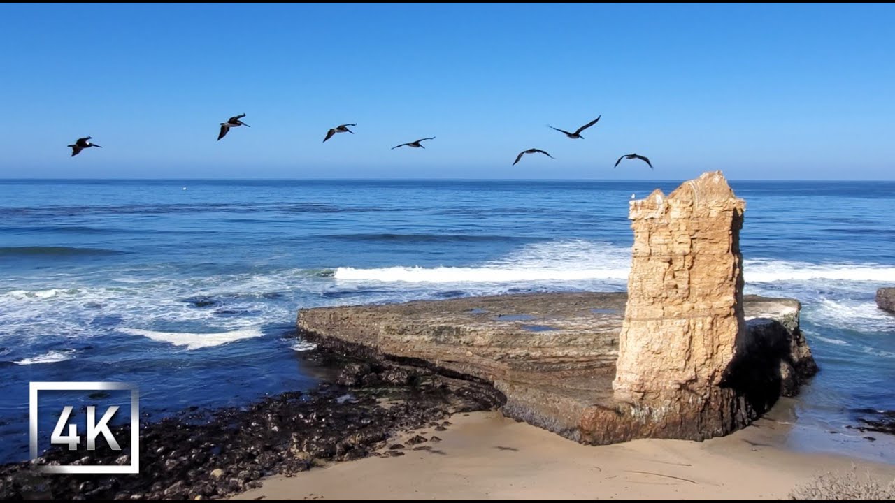 Relaxing Ocean Waves. No Loop, Real Time & Real Sounds for your deep sleep [4K UHD]
