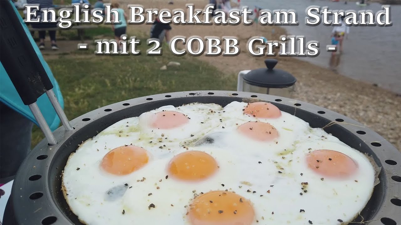 #6: English Breakfast mit Freunden am Strand von Charmouth (und 2 COBB Grills)