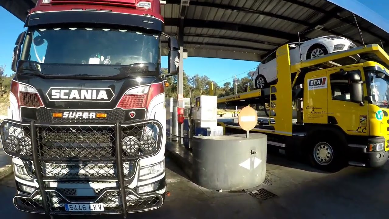 un camionero por Europa, España- Alemania  parte 1