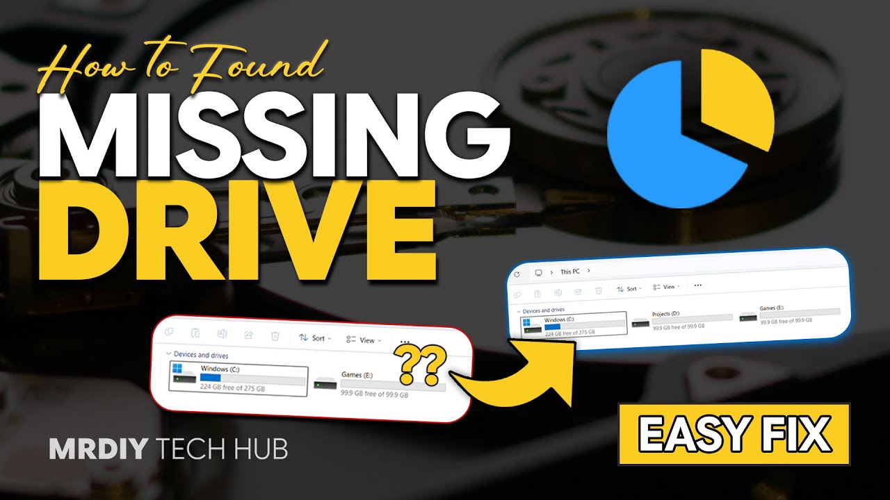 Fix Missing Drive in Windows 11 | Hide & Unhide Partitions Easily