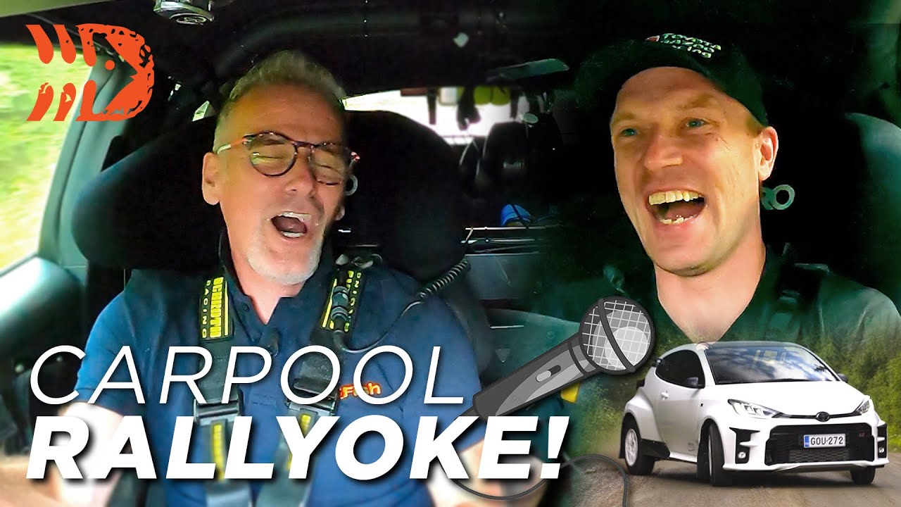Ралли Toyota Carpool с Яри-Матти Латвалой – Колин в ужасе!