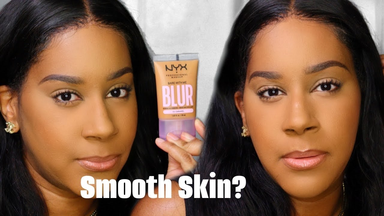 Nyx Bare With Me Blur Tint Foundation Caramel | First Impressions | JERIKASYNCERE