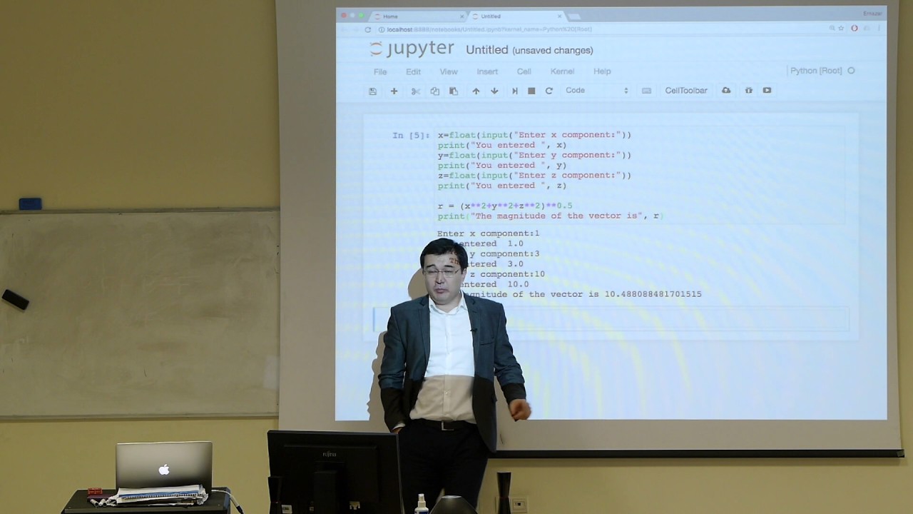 Computational Physics Lecture 2, Introduction to Python