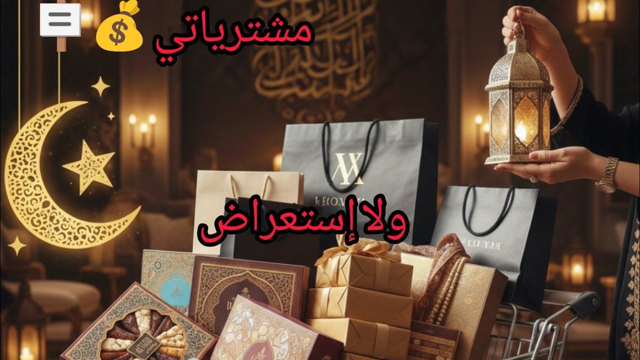 مشترياتي لرمضان........عبادة ولاإستعراض؟؟
