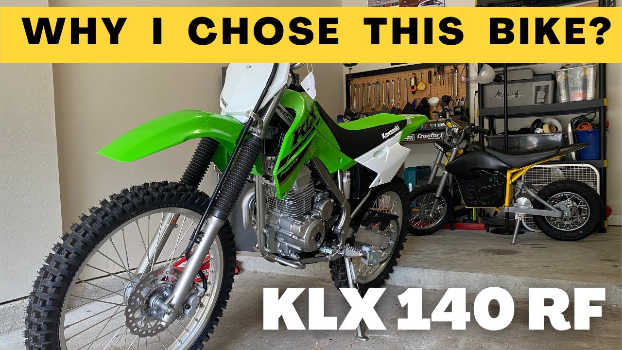 Мотоцикл Kawasaki KLX140RF 144 куб. см, 4-тактный, 2022 года выпуска | Почему я купил этот мотоцикл