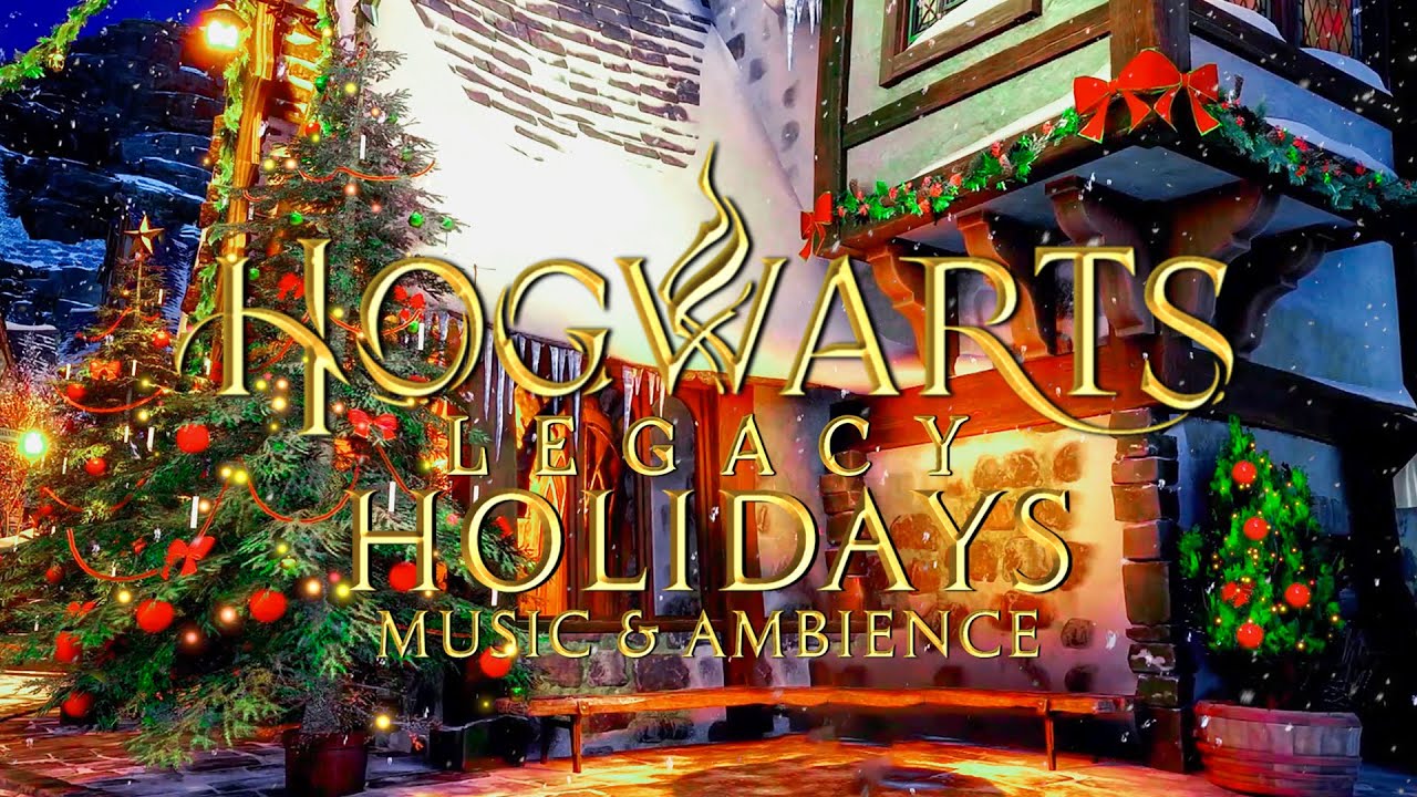 Hogwarts Legacy - Magical Night at Hogwarts - Christmas Music & Cozy Winter in Hogsmeade