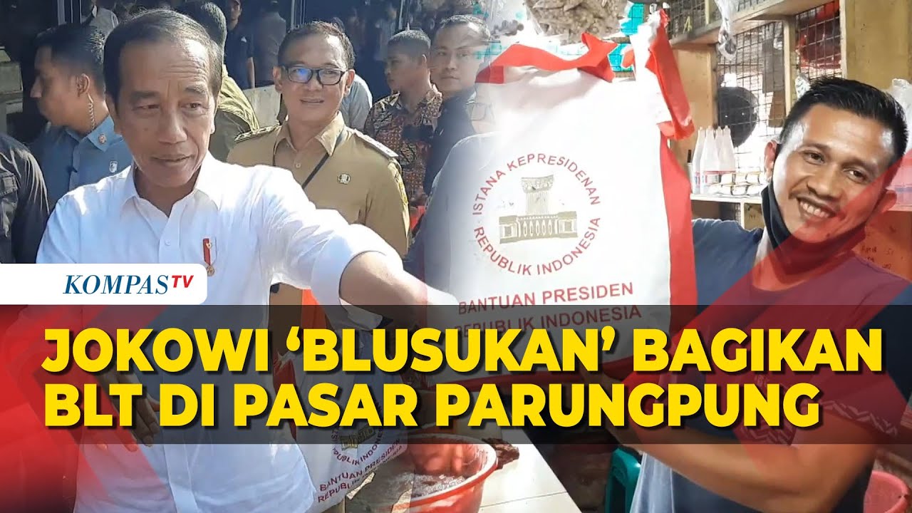 Di Hari Ulang Tahun, Jokowi Blusukan ke Pasar Parungpung Bogor