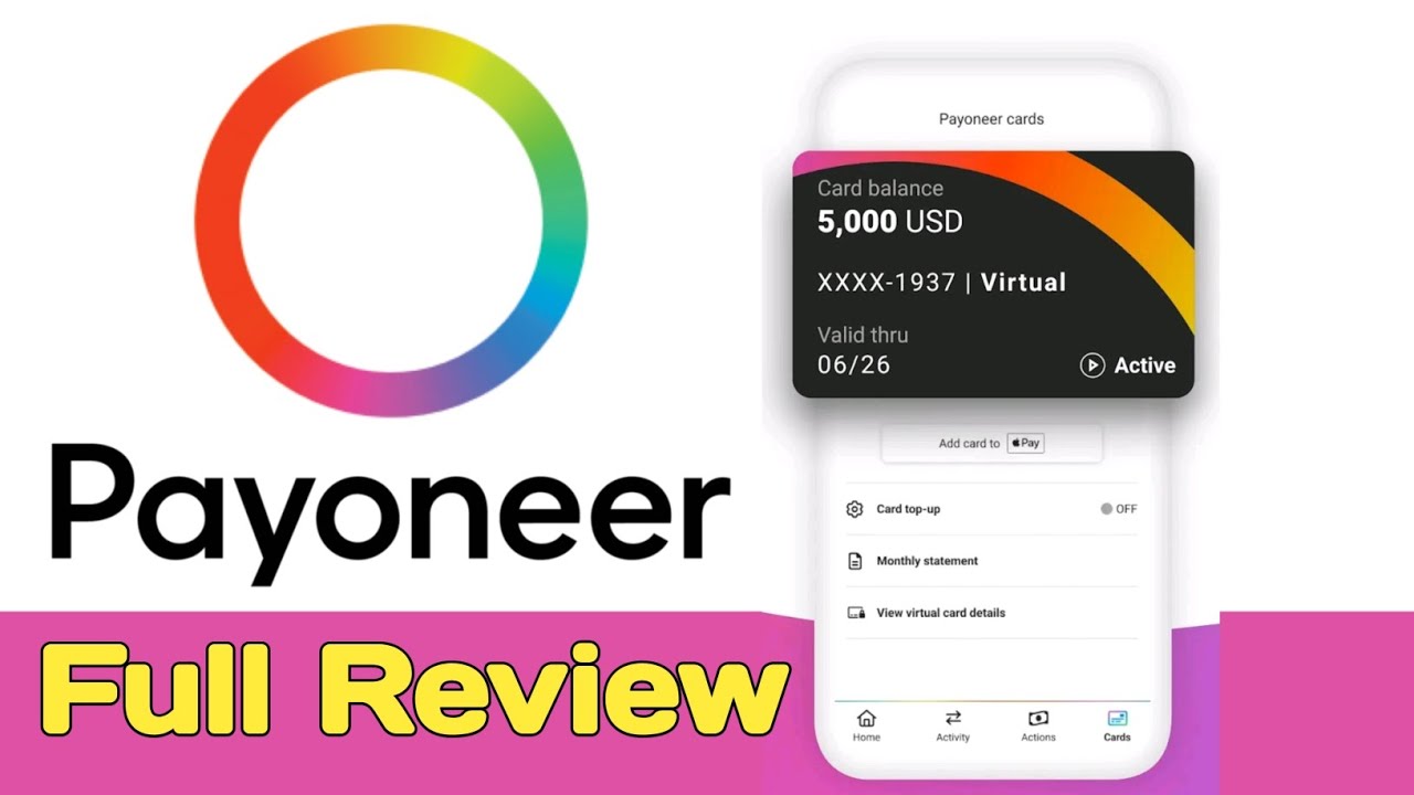 Payoneer tutorial 🌍 | Review | Tips & Tricks | Key features & safety explained